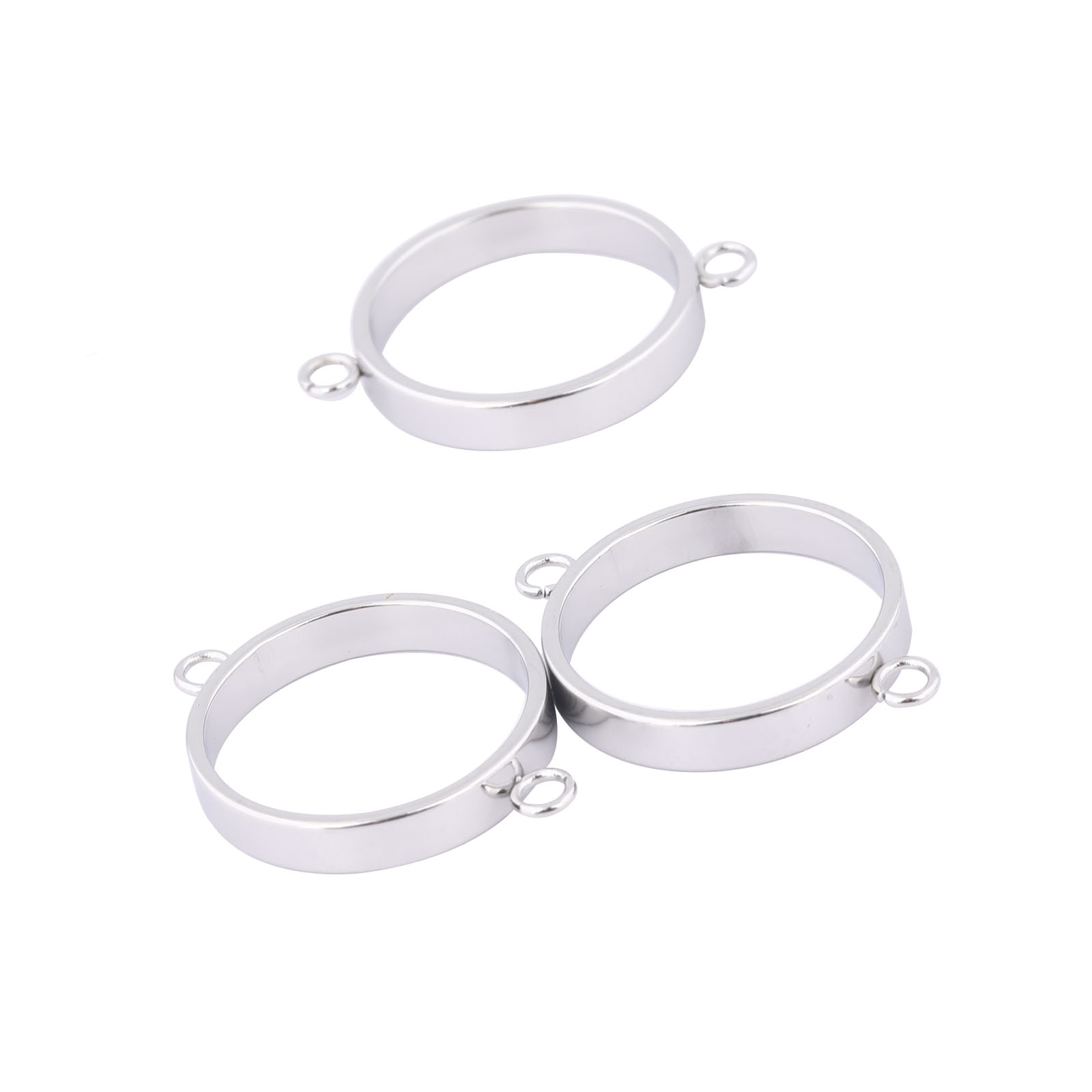 Pendant Blank Bezel - 10pcs Stainless Steel 14mm Open Bezel