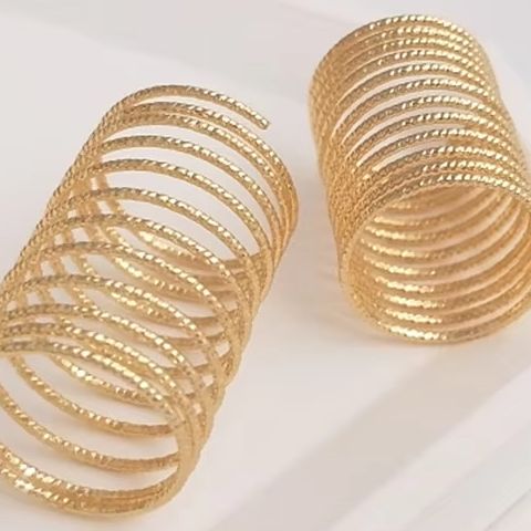 Jewelry Making Gold Wire - 14K Plated Gold Batch Flower Copper