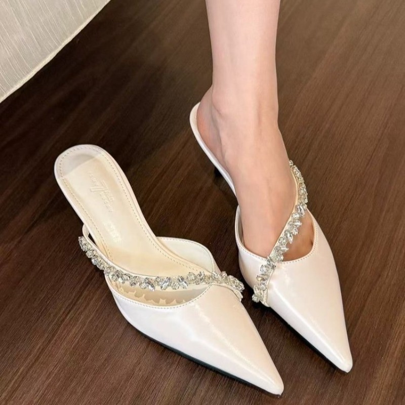 Jewelry Making For Adults - Sexy silver stiletto platform slippers -