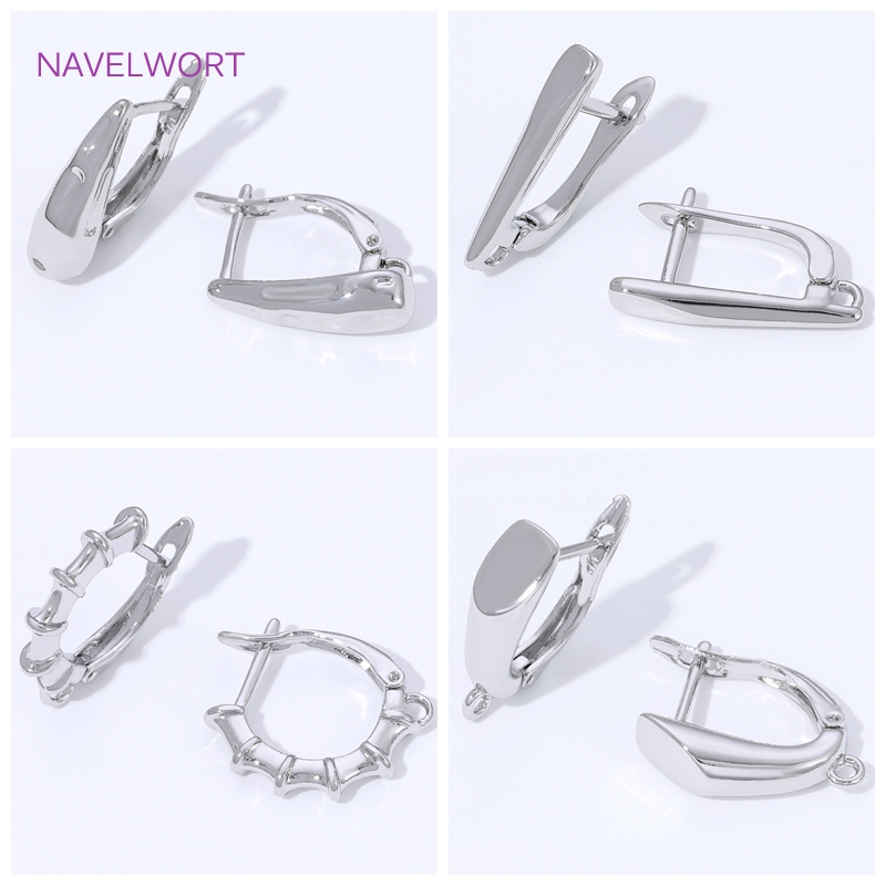 Jewelry Making Items - 18K Gold Plated Smooth Earring Hooks