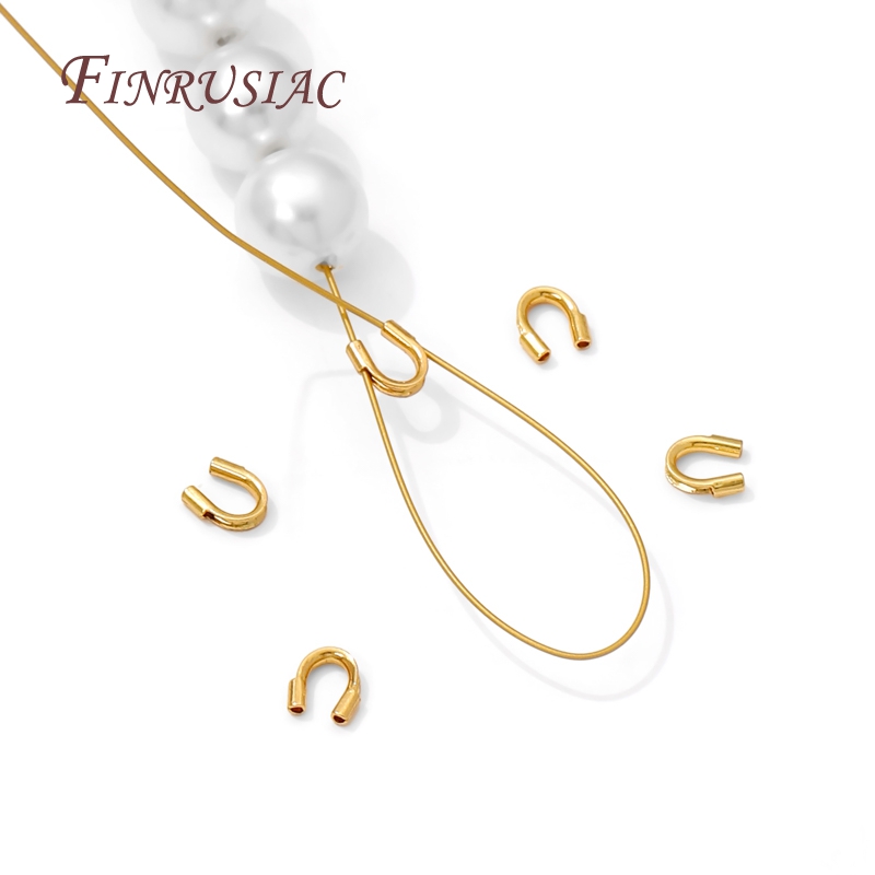 Jewelry Making Gold Wire - 18K Gold Plated Protective End Caps