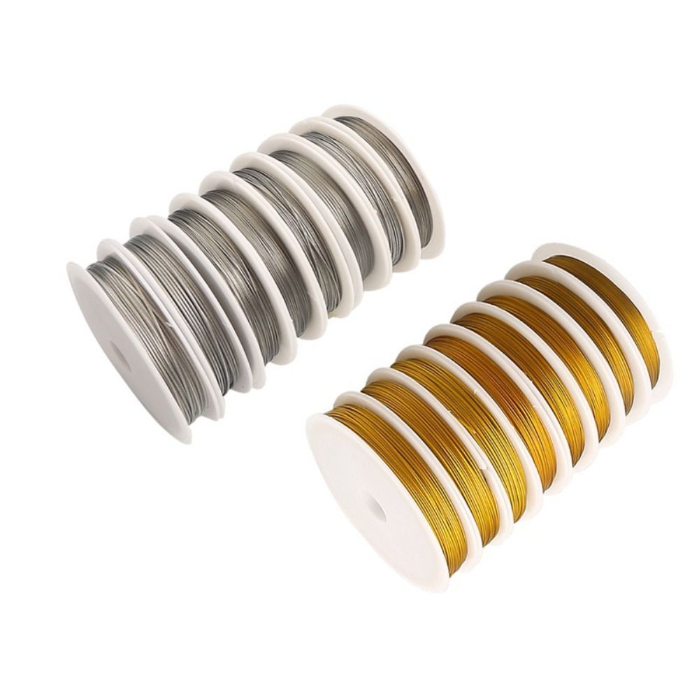 Jewelry Making Gold Wire - New Steel Gold Silver Jewelry Wire
