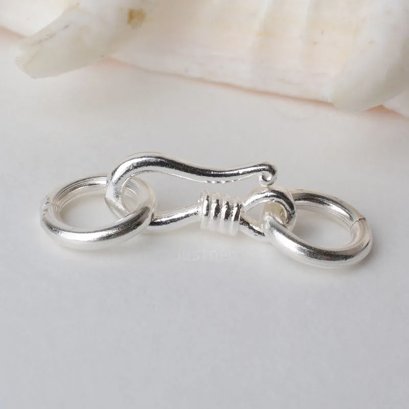 Toggle Clasp Gold - Sterling Silver S Hook & Eye