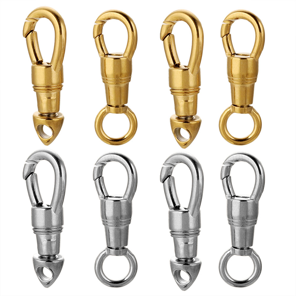 2pcs/lot Stainless Steel Bag K - Toggle Clasp Gold ulasan dan harga