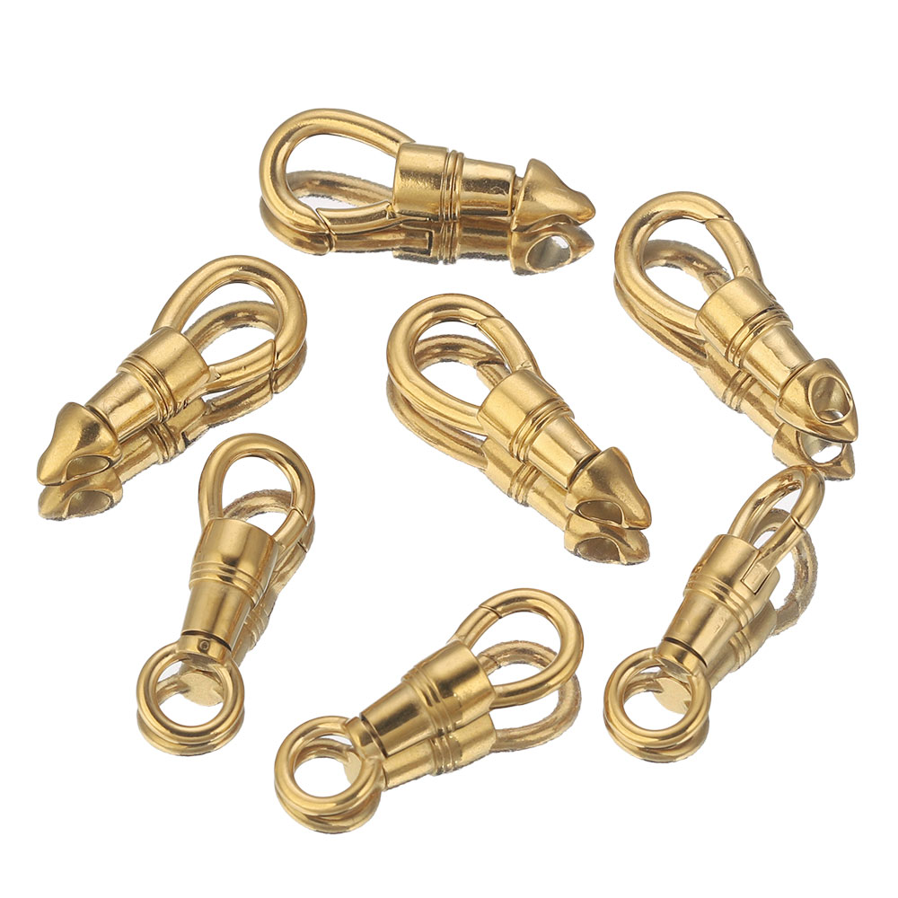 2pcs/lot Stainless Steel Bag K - Toggle Clasp Gold ulasan dan harga