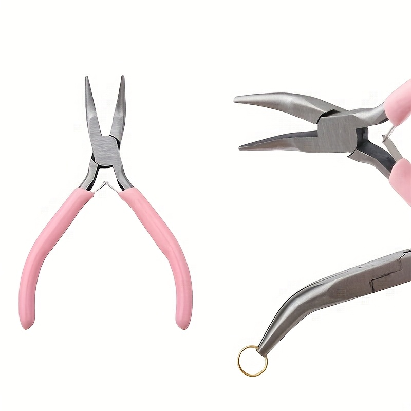 2pcs Curved Mouth Pliers Pink/ - Jewelry Plier Set ulasan dan harga