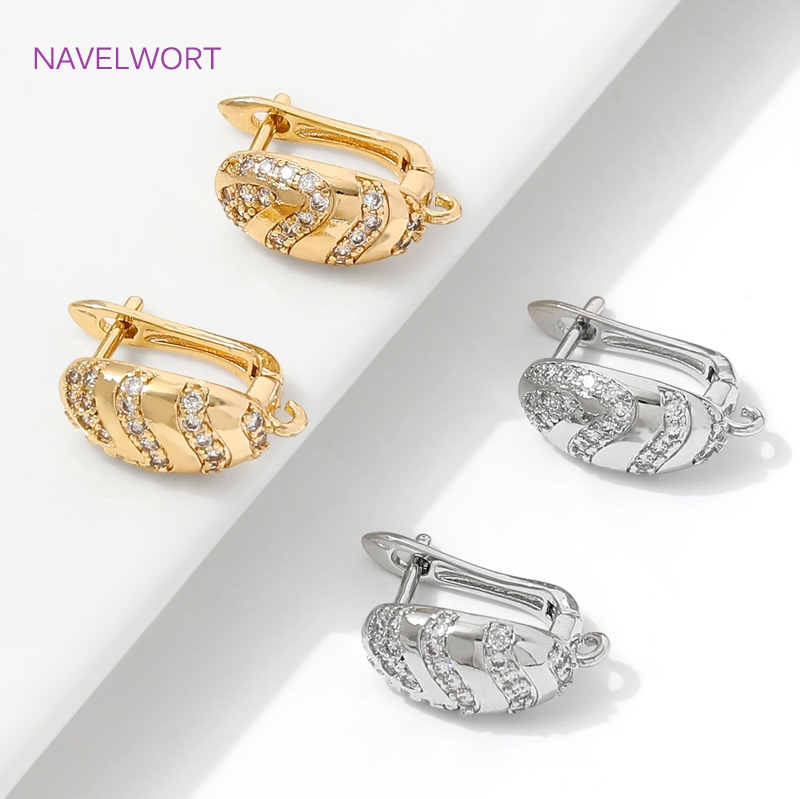 18K Gold Plated Brass Earwires - Jewelry Making Items ulasan dan harga