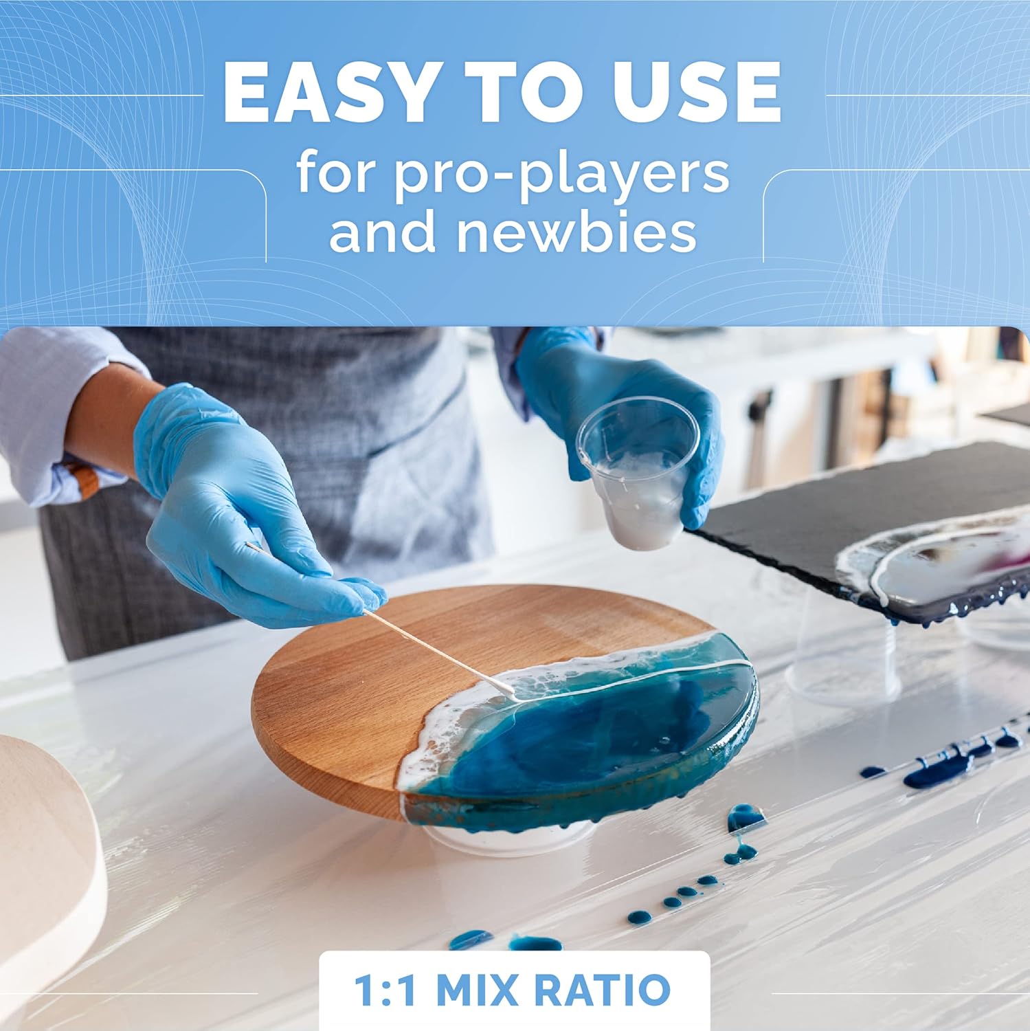 32OZ Clear Epoxy Resin Kit, No - Resin Mold Jewelry ulasan dan harga