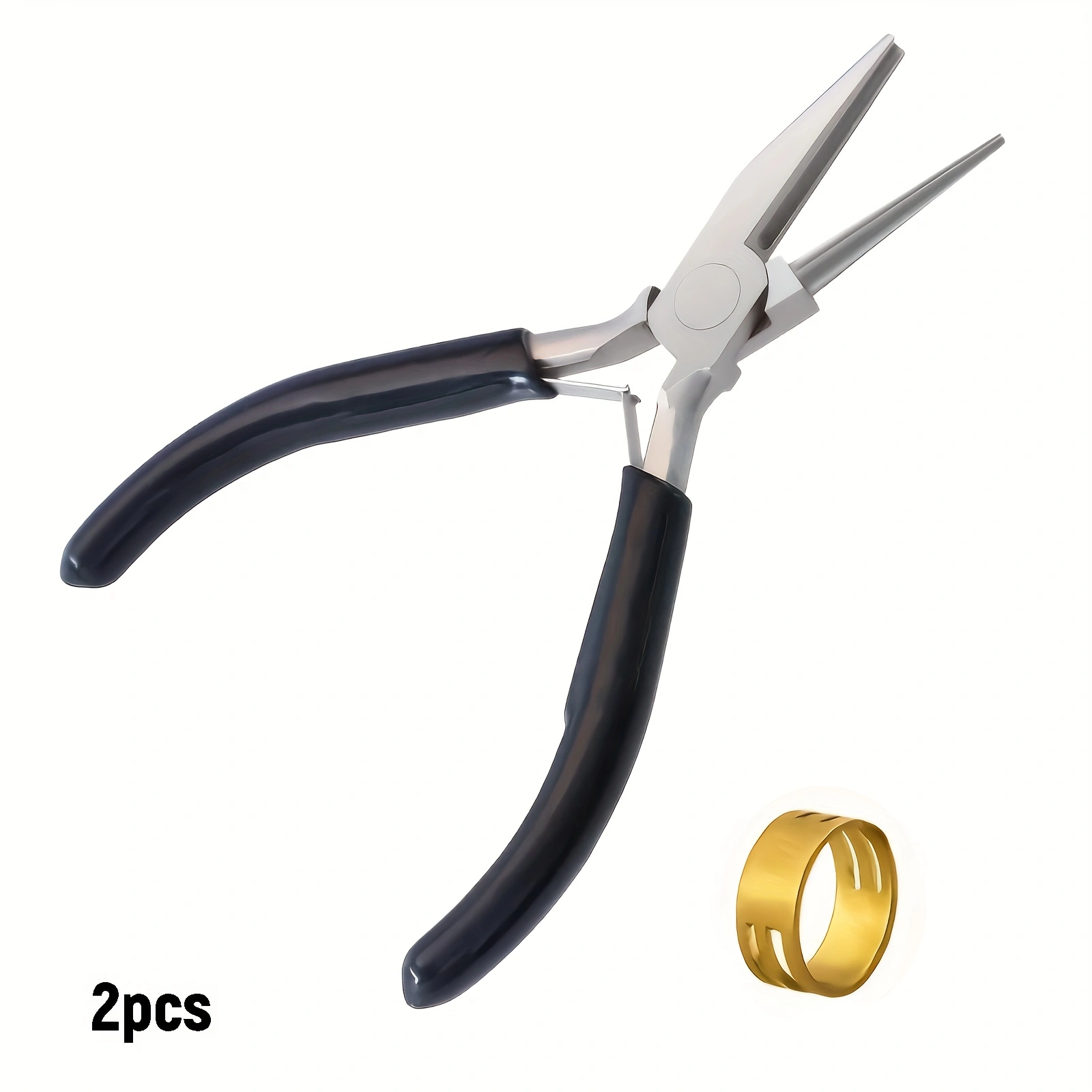 2/1pcs black pointed nose plie - Jewelry Plier Set ulasan dan harga