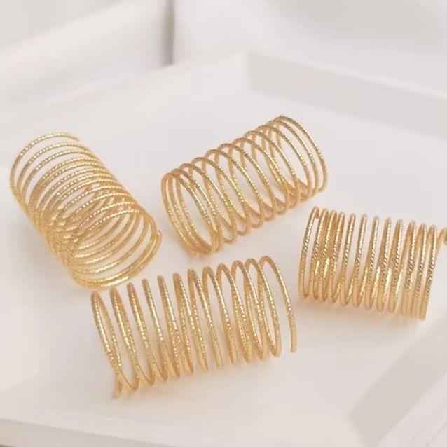 14K Plated Gold Batch Flower C - Jewelry Making Gold Wire ulasan dan harga