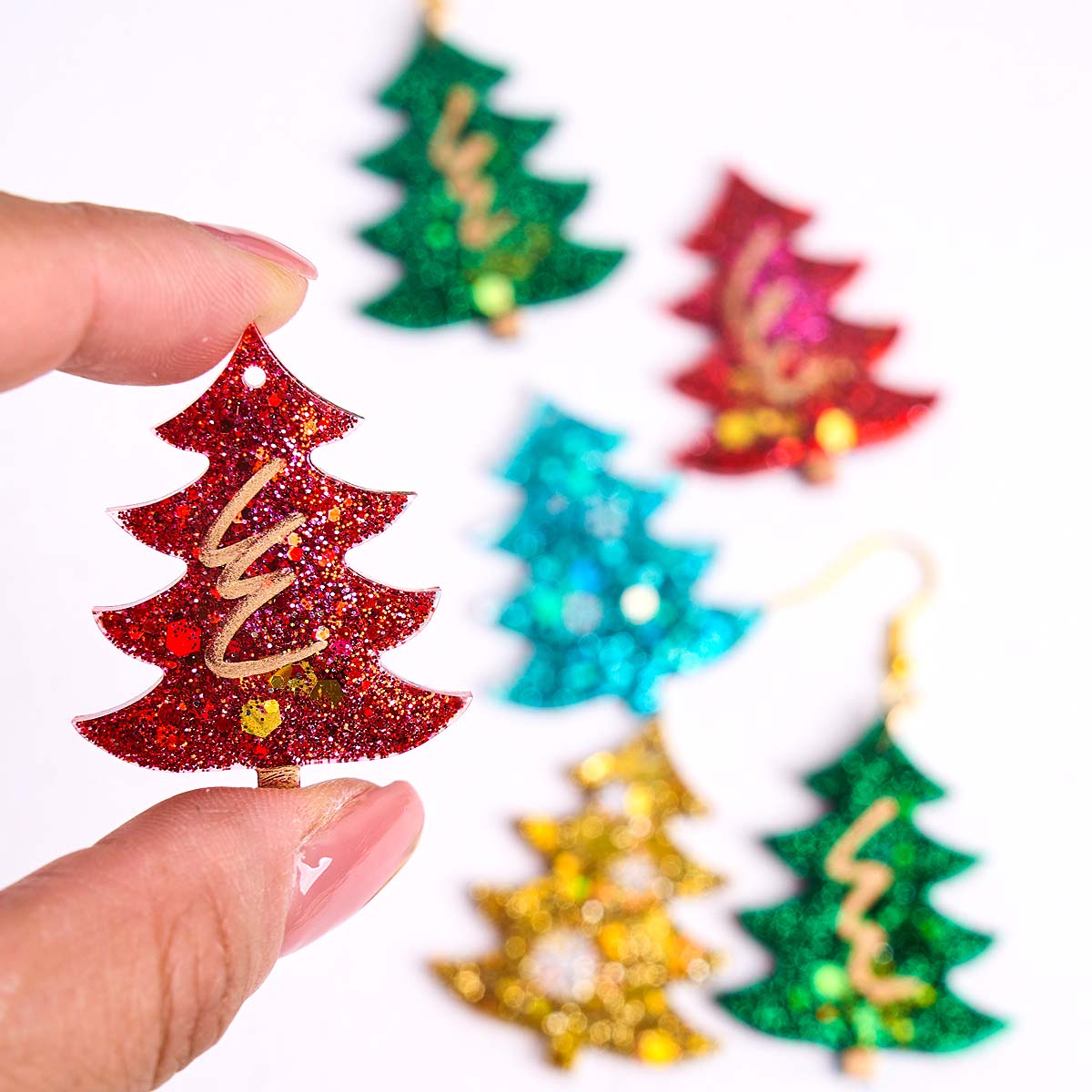 3D Christmas Tree Pendant Sili - Resin Mold Jewelry ulasan dan harga