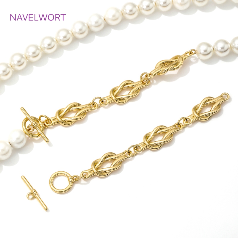 18K Gold Plated OT Clasps Togg - Toggle Clasp Gold ulasan dan harga