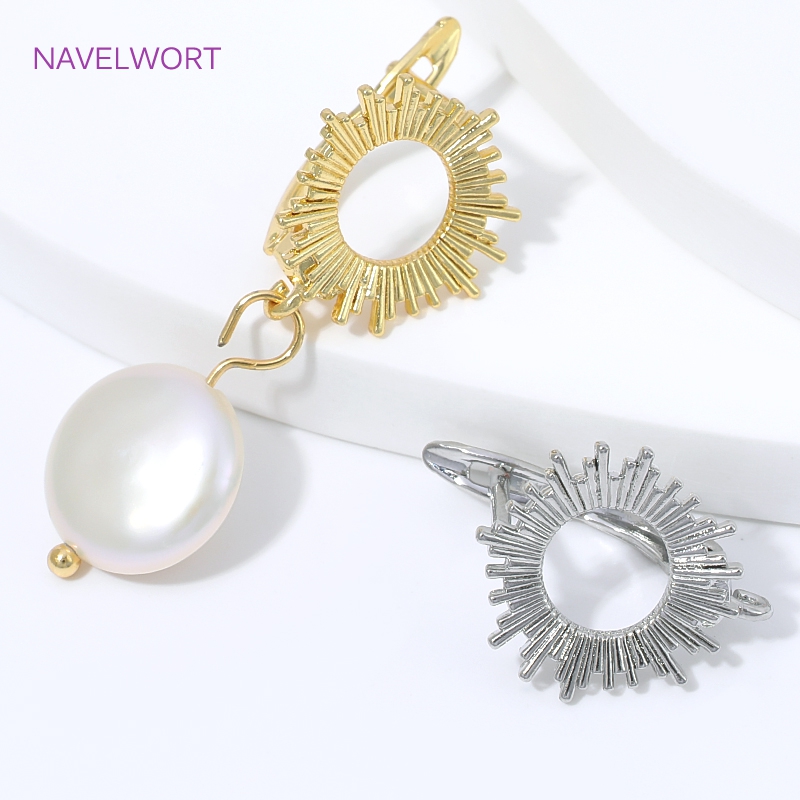 18K Gold Plated Inlaid Zircon  - Jewelry Making Items ulasan dan harga