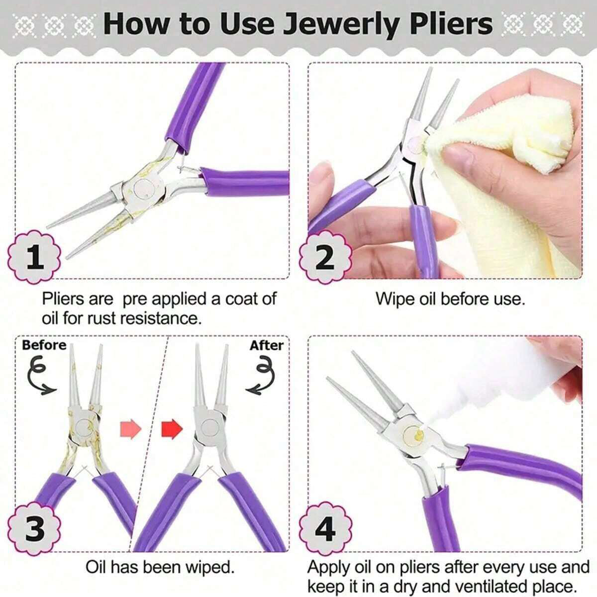 6/5/3pcs Jewelry Making Tools  - Jewelry Plier Set ulasan dan harga