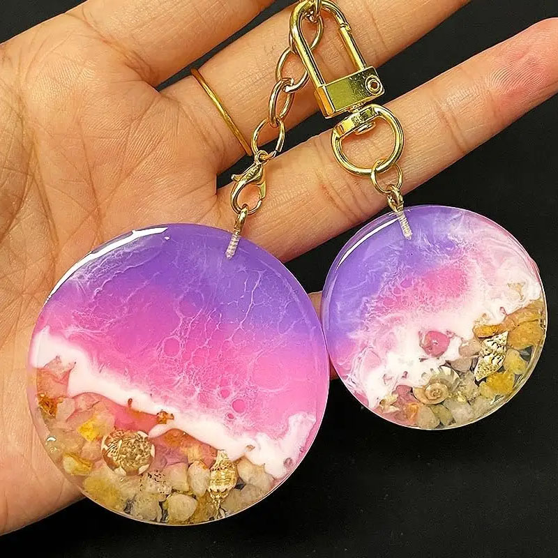 1.25-2 inch Circle Grip Round  - Resin Mold Jewelry ulasan dan harga