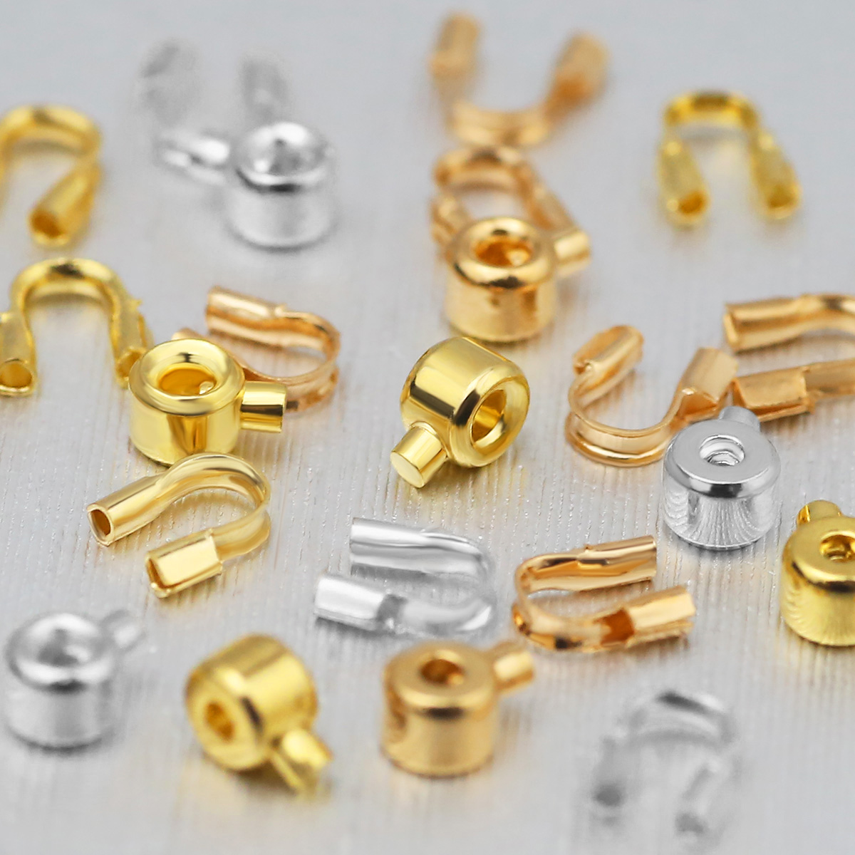 20Pcs Positioning Bead Copper  - Jewelry Making Gold Wire ulasan dan harga