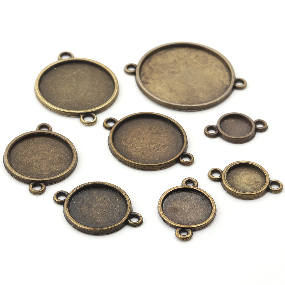 10pcs 8/10/12/14/16/18/20/25mm - Pendant Blank Bezel ulasan dan harga