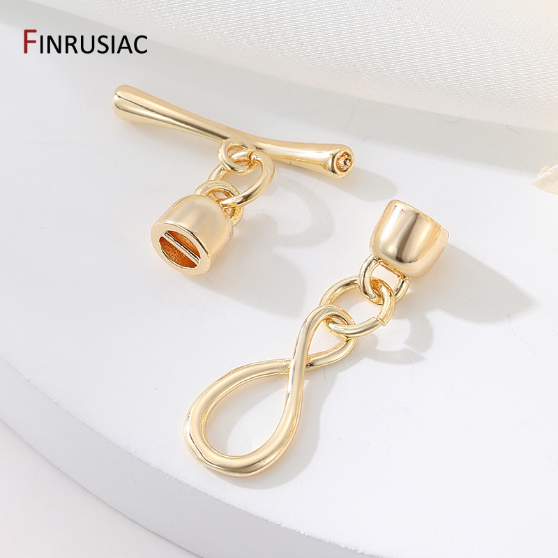 14K Gold Plated Infinity Symbo - Toggle Clasp Gold ulasan dan harga