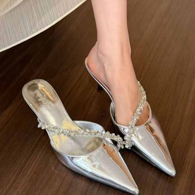 Sexy silver stiletto platform  - Jewelry Making For Adults ulasan dan harga
