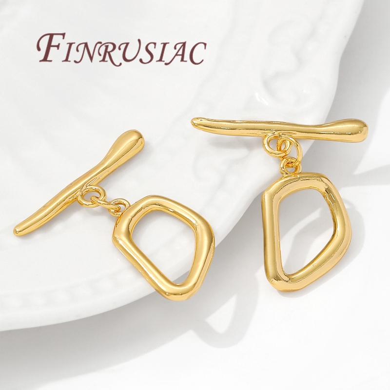 18K Gold Plated Toggle Clasps, - Toggle Clasp Gold ulasan dan harga