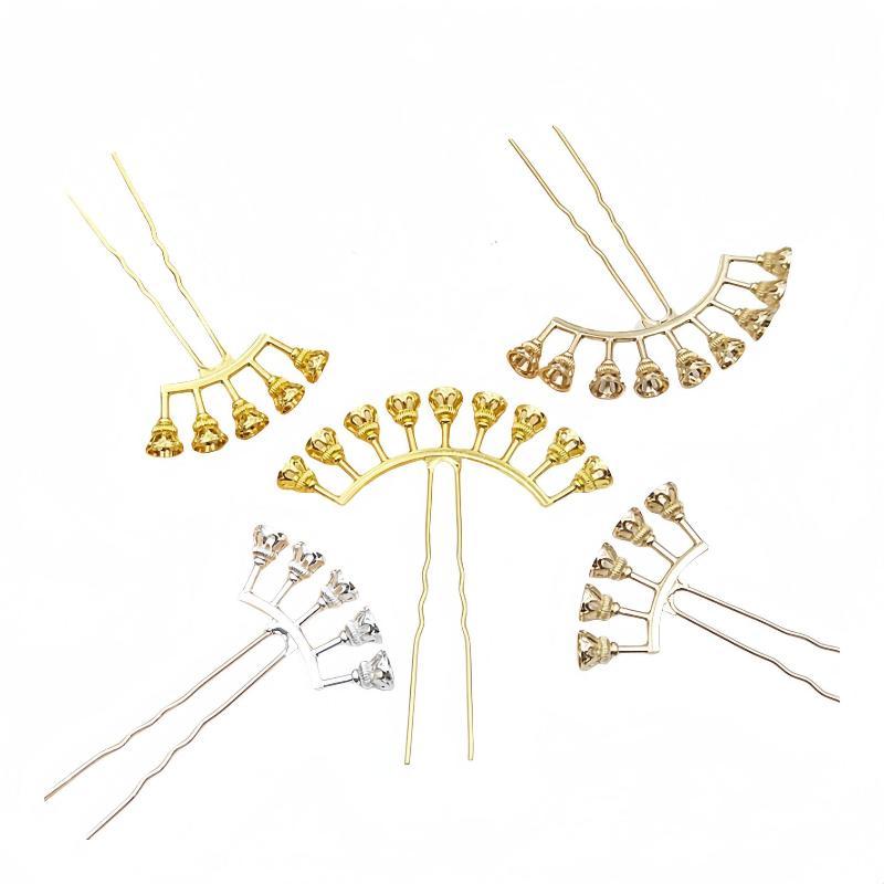 Alloy Arch Hair Pin Blanks wit - Jewelry Making For Adults ulasan dan harga