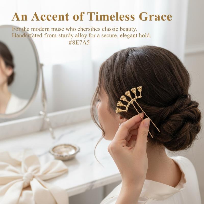 Alloy Arch Hair Pin Blanks wit - Jewelry Making For Adults ulasan dan harga