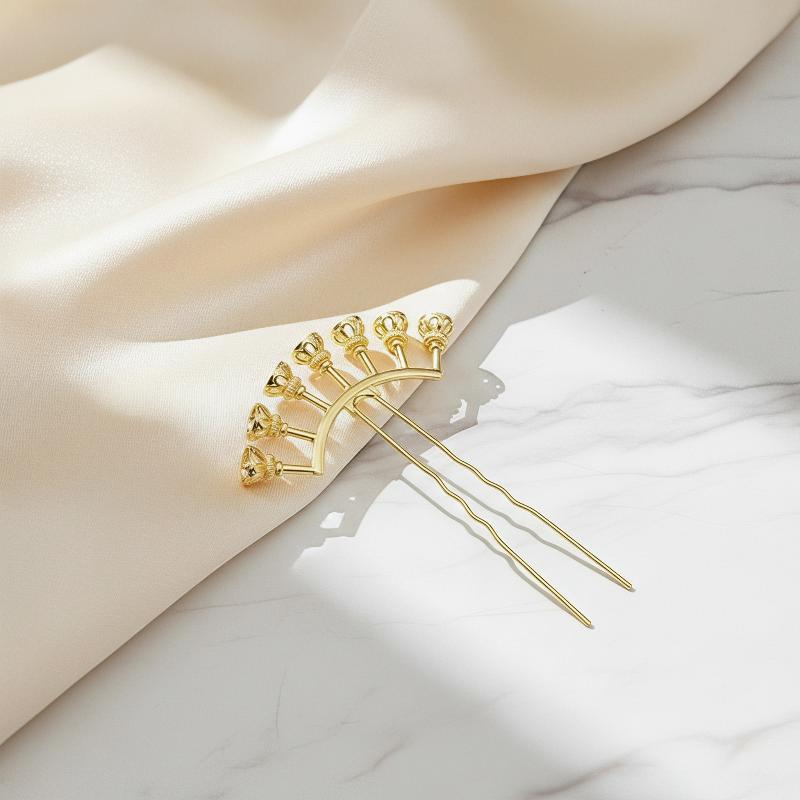 Alloy Arch Hair Pin Blanks wit - Jewelry Making For Adults ulasan dan harga