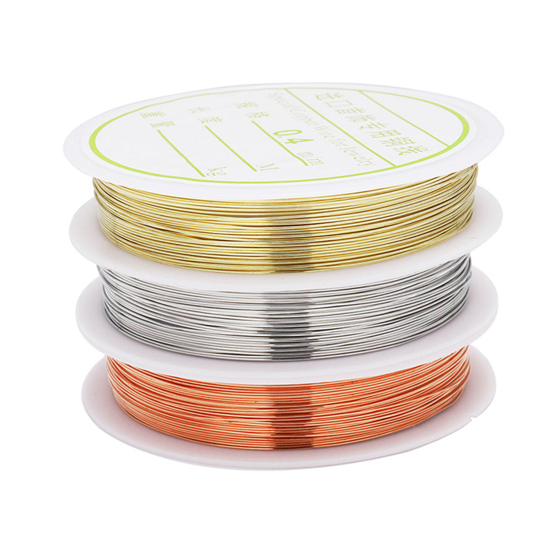 0.2/0.3/0.4/0.5/0.6/0.8/1mm St - Jewelry Making With Copper Wire ulasan dan harga