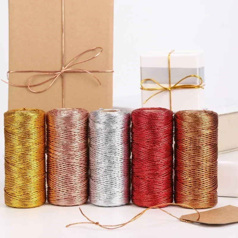 100M 1.5mm Macrame Cord Rope S - Jewelry Making Gold Wire ulasan dan harga