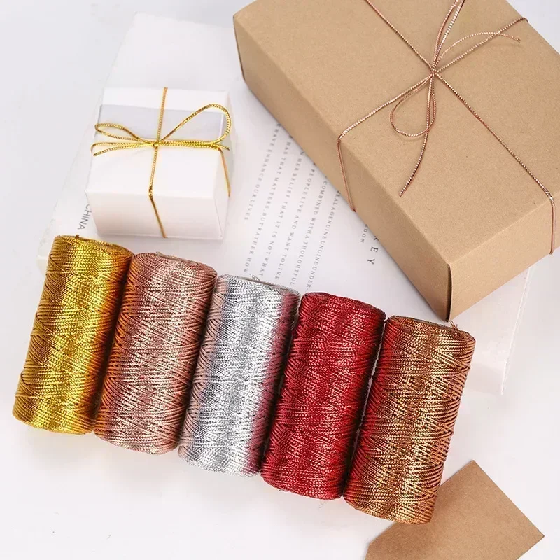 100M 1.5mm Macrame Cord Rope S - Jewelry Making Gold Wire ulasan dan harga