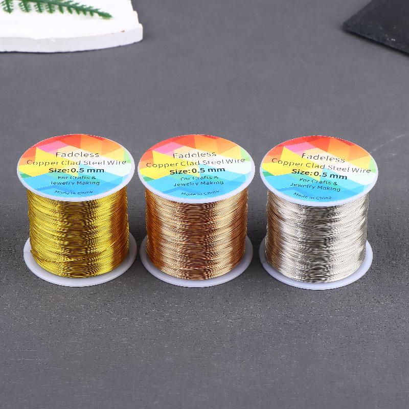 100m/328ft Fadeless Copper Cla - Jewelry Making With Copper Wire ulasan dan harga