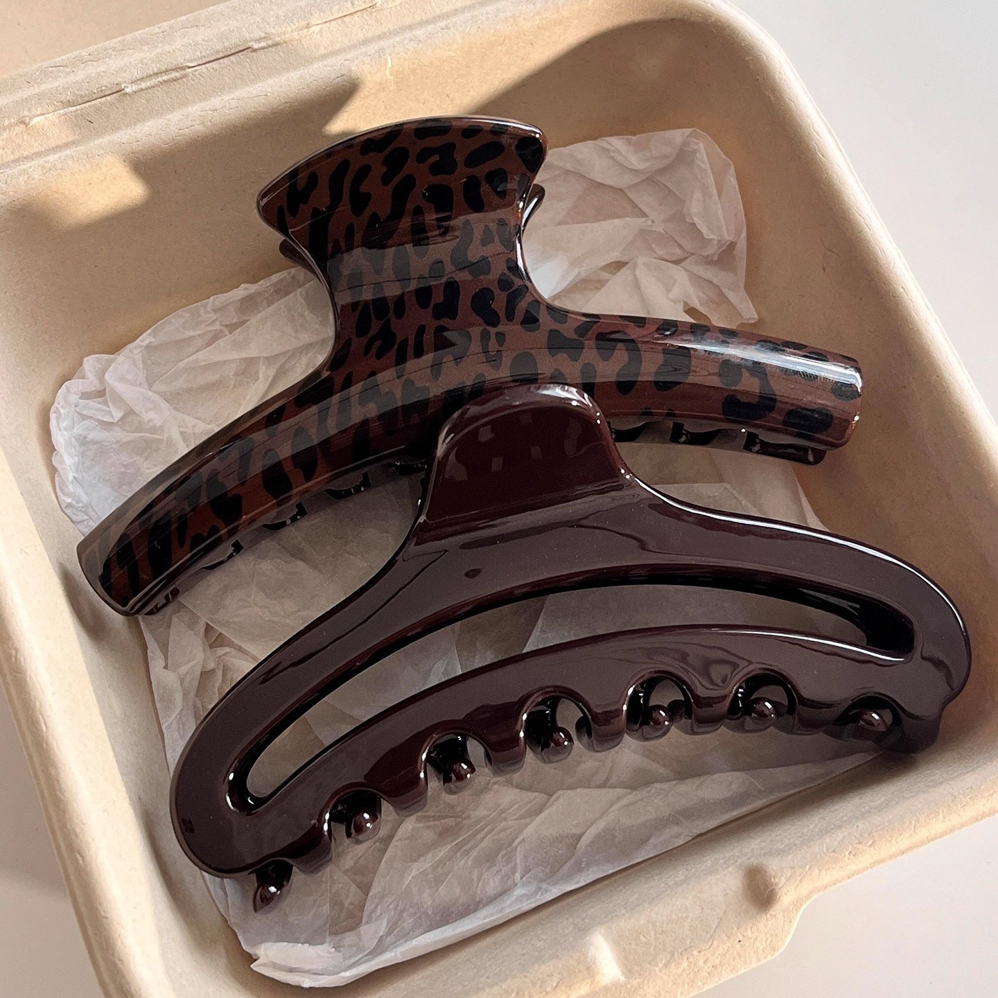 2pcs Vintage Leopard Print Arc - Jewelry Making For Adults ulasan dan harga