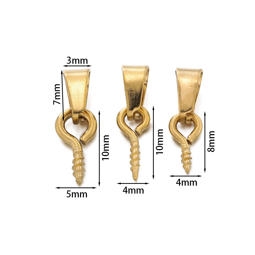 20Sets Stainless Steel Bail Cl - Jewelry Making Eye Pins ulasan dan harga