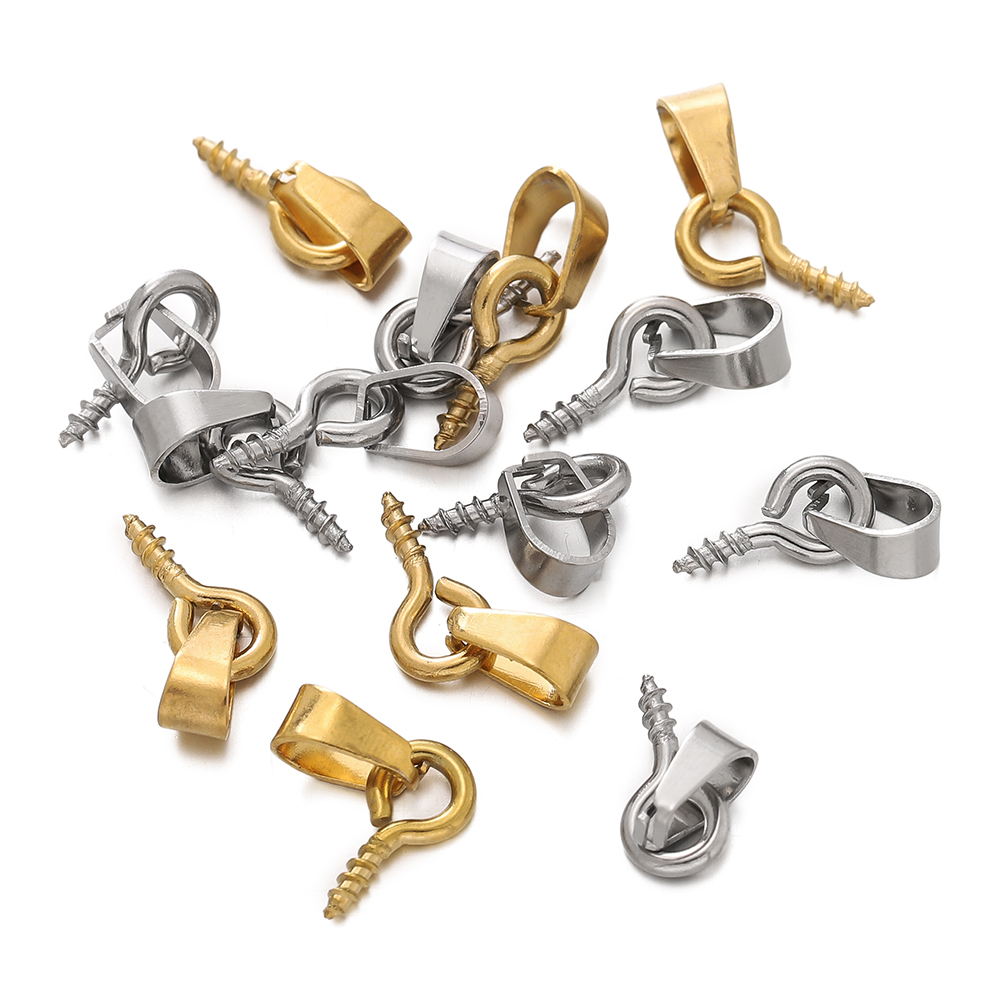 20Sets Stainless Steel Bail Cl - Jewelry Making Eye Pins ulasan dan harga