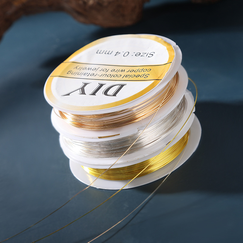 1Roll Silver Copper Wire 0.3/0 - Jewelry Making With Copper Wire ulasan dan harga