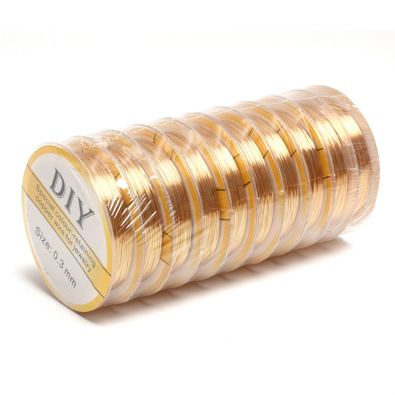 1Roll Silver Copper Wire 0.3/0 - Jewelry Making With Copper Wire ulasan dan harga