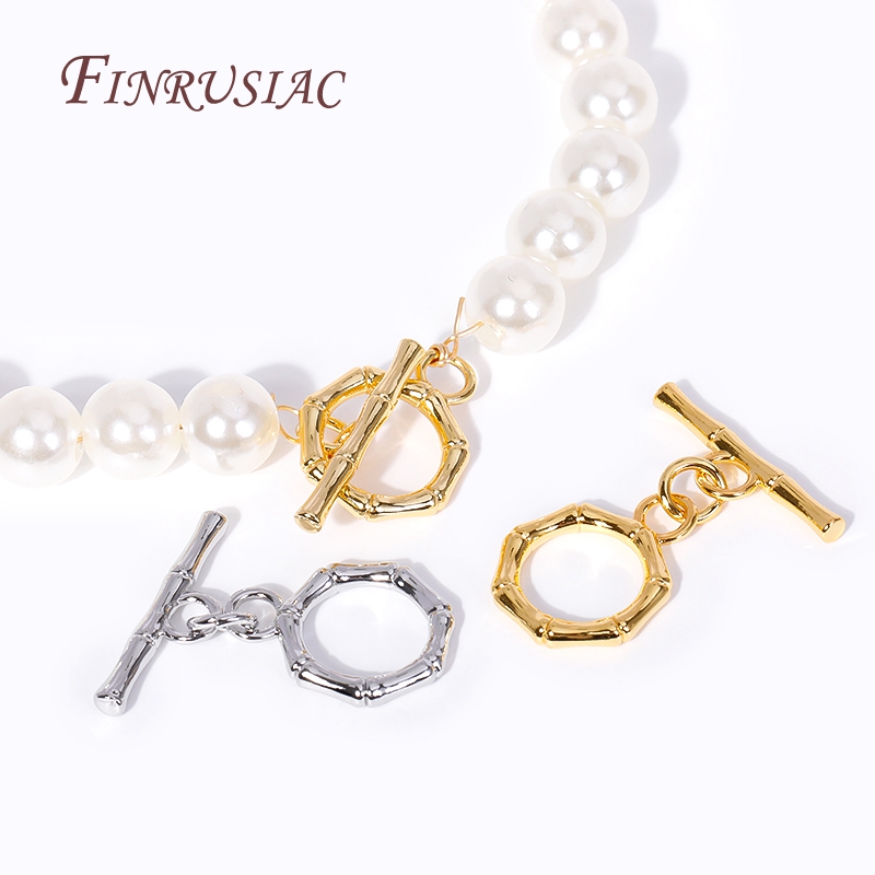 18K Gold Plated Toggle Clasps  - Toggle Clasp Gold ulasan dan harga
