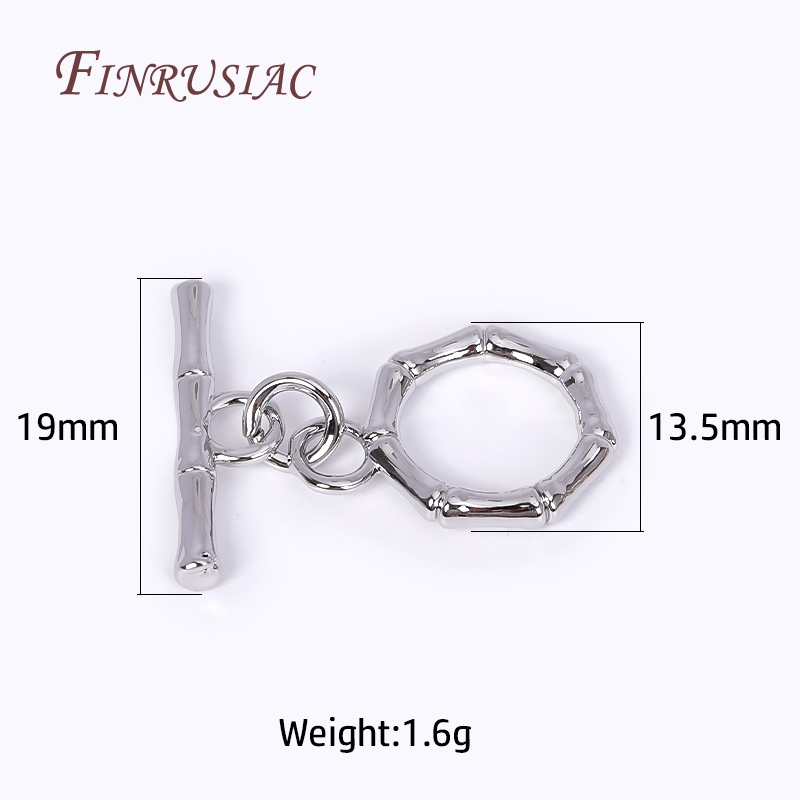 18K Gold Plated Toggle Clasps  - Toggle Clasp Gold ulasan dan harga