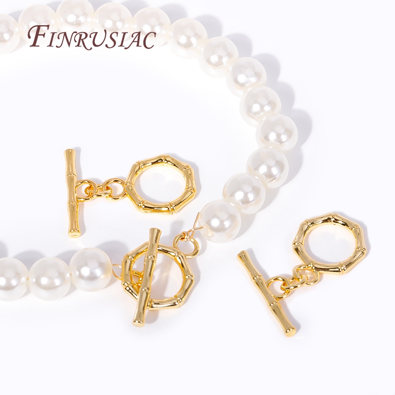18K Gold Plated Toggle Clasps  - Toggle Clasp Gold ulasan dan harga