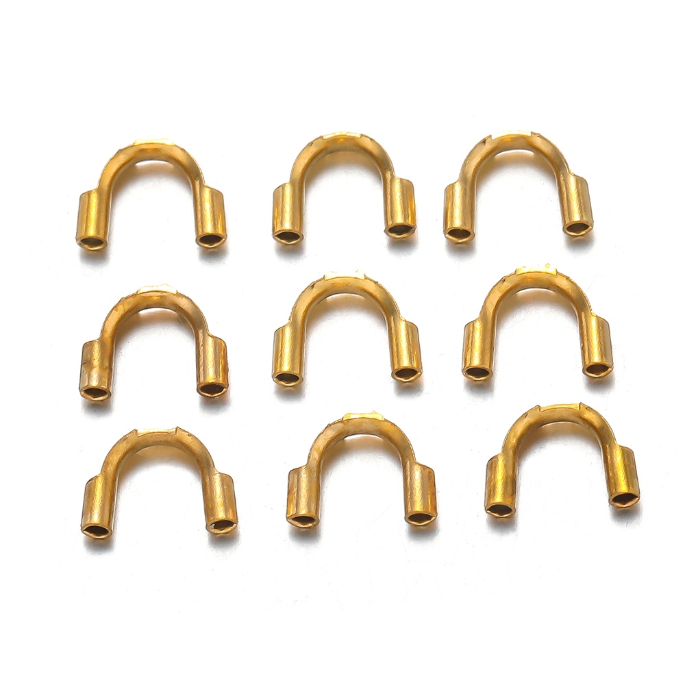50pcs Gold Plated Stainless St - Jewelry Making Gold Wire ulasan dan harga