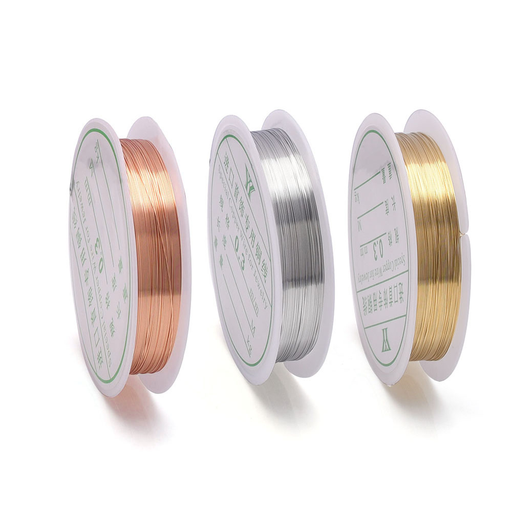 0.2-1mm Jewelry Wire , Craft W - Jewelry Making With Copper Wire ulasan dan harga