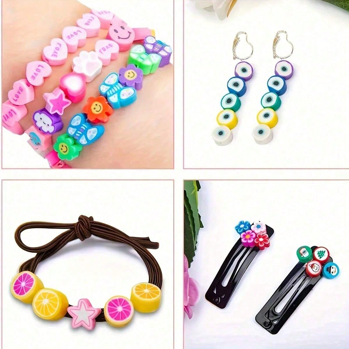 1450/1200/250pcs Polymer Clay  - Jewelry Making For Adults ulasan dan harga
