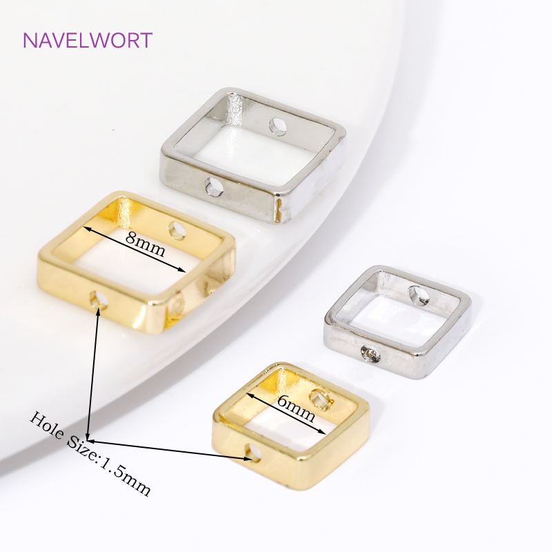 14K/18K Gold Plated Bead Frame - Jewelry Making Items ulasan dan harga