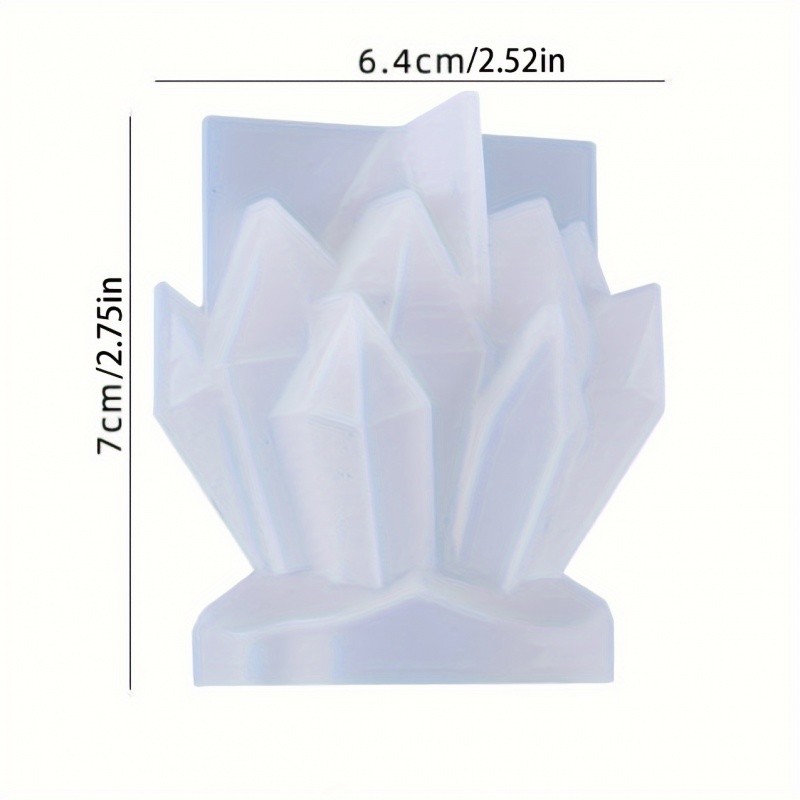 1pcCrystal Cluster Decorative  - Resin Mold Jewelry ulasan dan harga