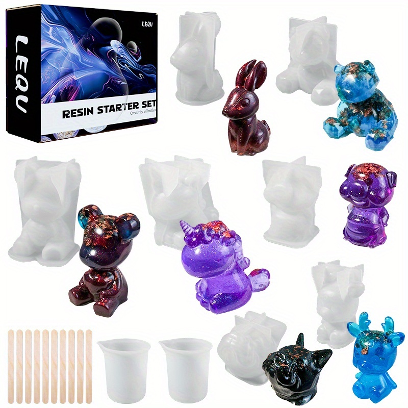 19pcs Resin-Made Mold Set, Sui - Resin Mold Jewelry ulasan dan harga