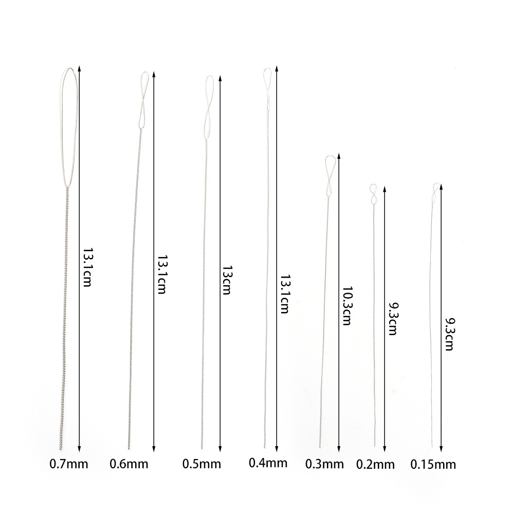 5pcs Beading Needles Big Eye B - Jewelry Making Eye Pins ulasan dan harga