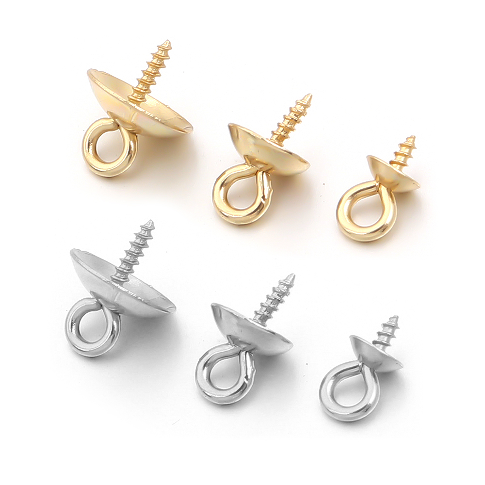 20pcs Stainless Steel Screw Ey - Jewelry Making Eye Pins ulasan dan harga