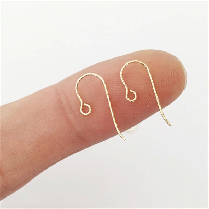 Sparkle Micro Ear Wire 14K Gol - Jewelry Making Gold Wire ulasan dan harga