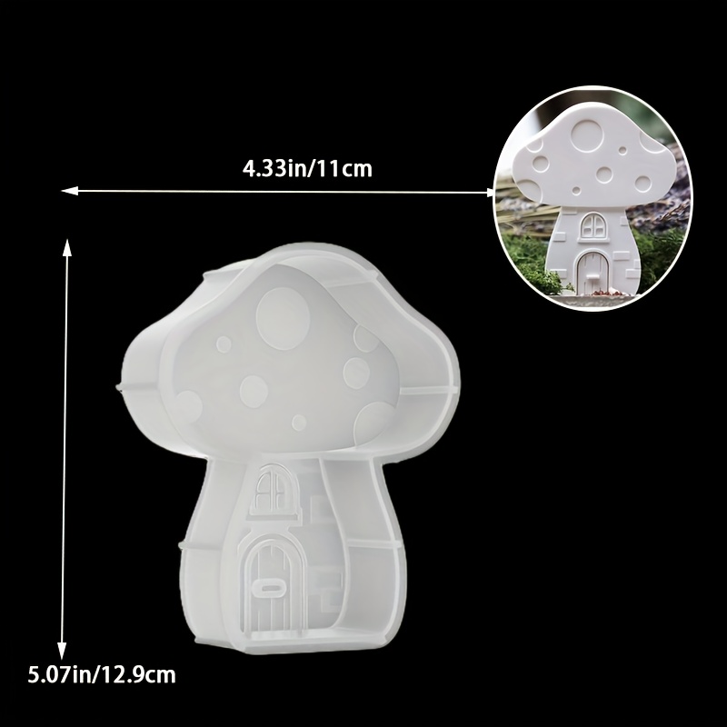Mushroom House Mold - Cute Mus - Resin Mold Jewelry ulasan dan harga