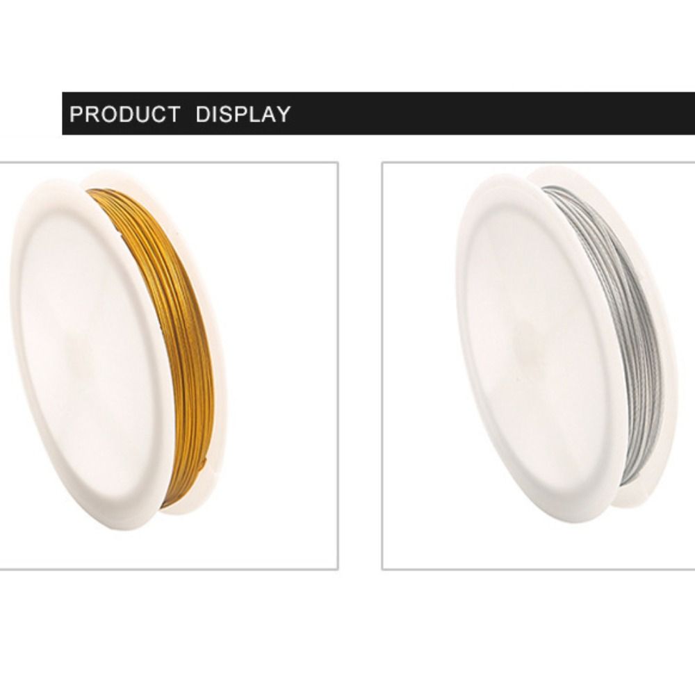 New Steel Gold Silver Jewelry  - Jewelry Making Gold Wire ulasan dan harga